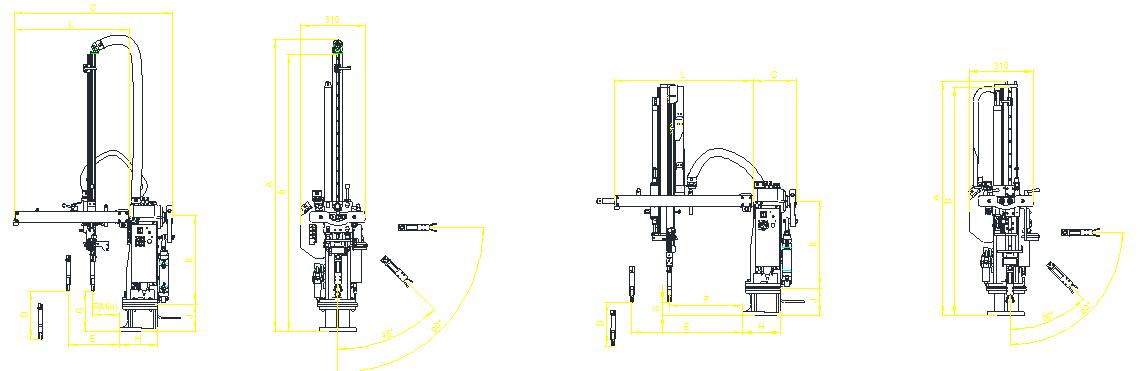 回斜式機械手 KLA650JX 回斜式機械手 KLA650JX
